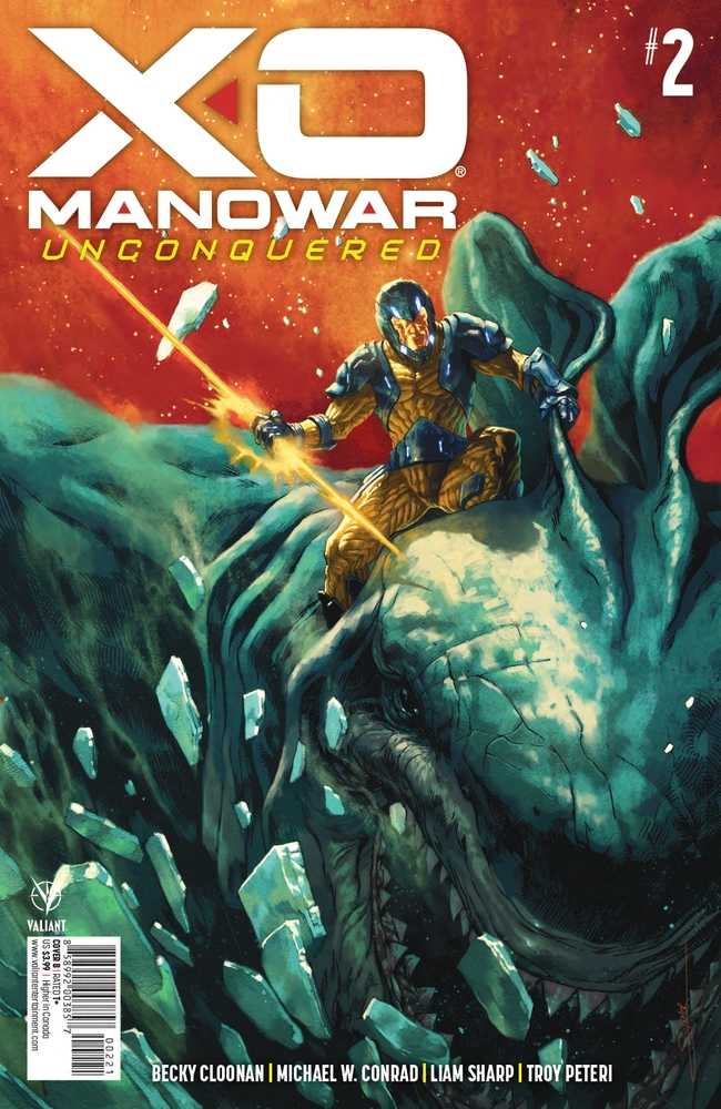 Stock photo of X-O Manowar Unconquered #2B Secher comic sold by Stronghold Collectibles