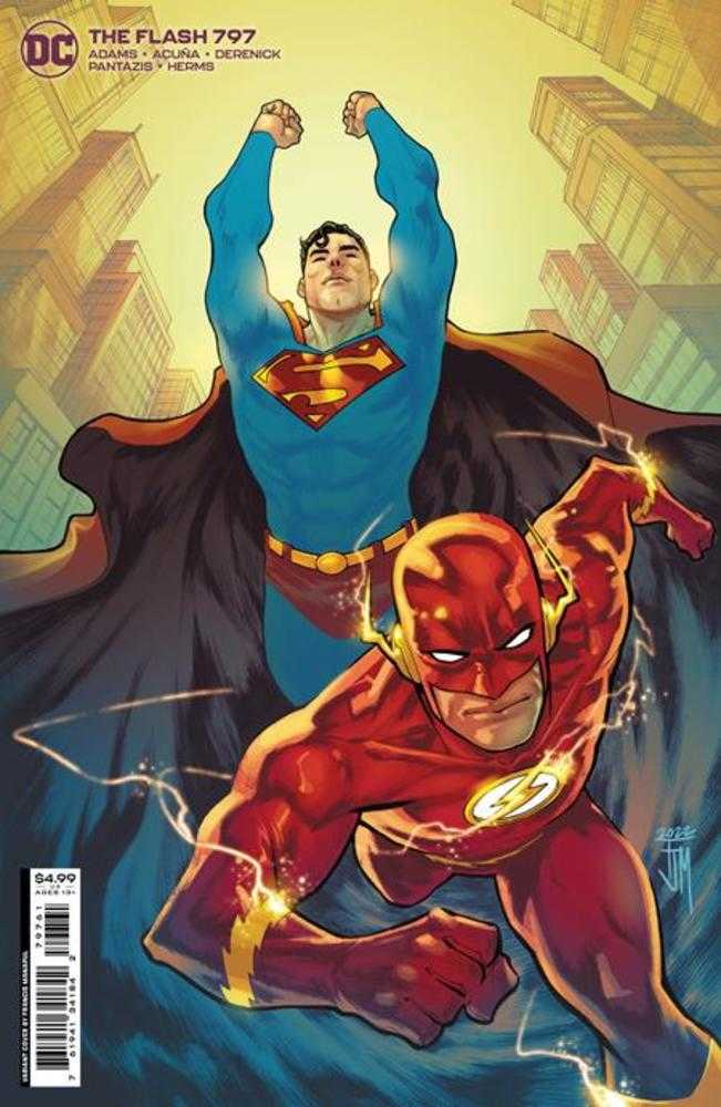 Stock photo of Flash #797D Francis Manapul Superman Card Stock Variant comic sold by Stronghold Collectibles