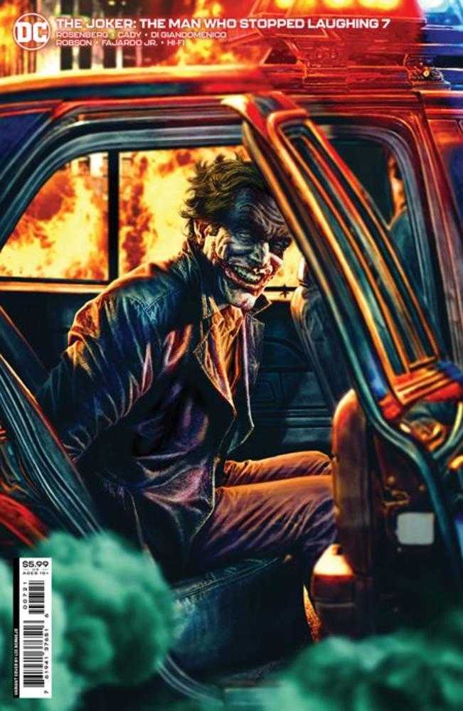 Stock photo of Joker The Man Who Stopped Laughing #7B Lee Bermejo Variant comic sold by Stronghold Collectibles
