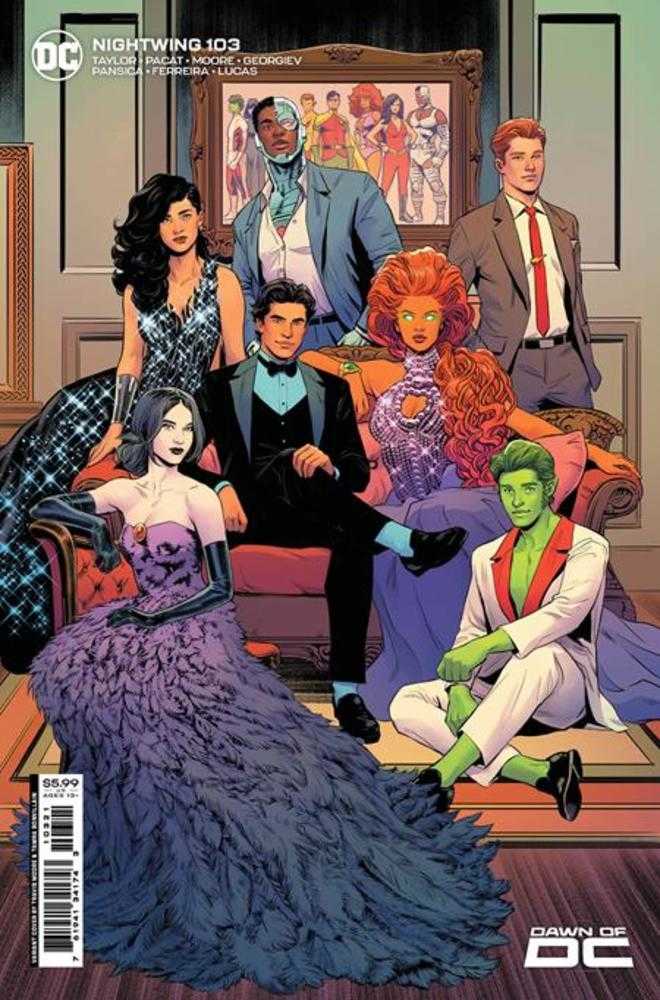 Stock photo of Nightwing #103B Travis Moore Card Stock Variant comic sold by Stronghold Collectibles