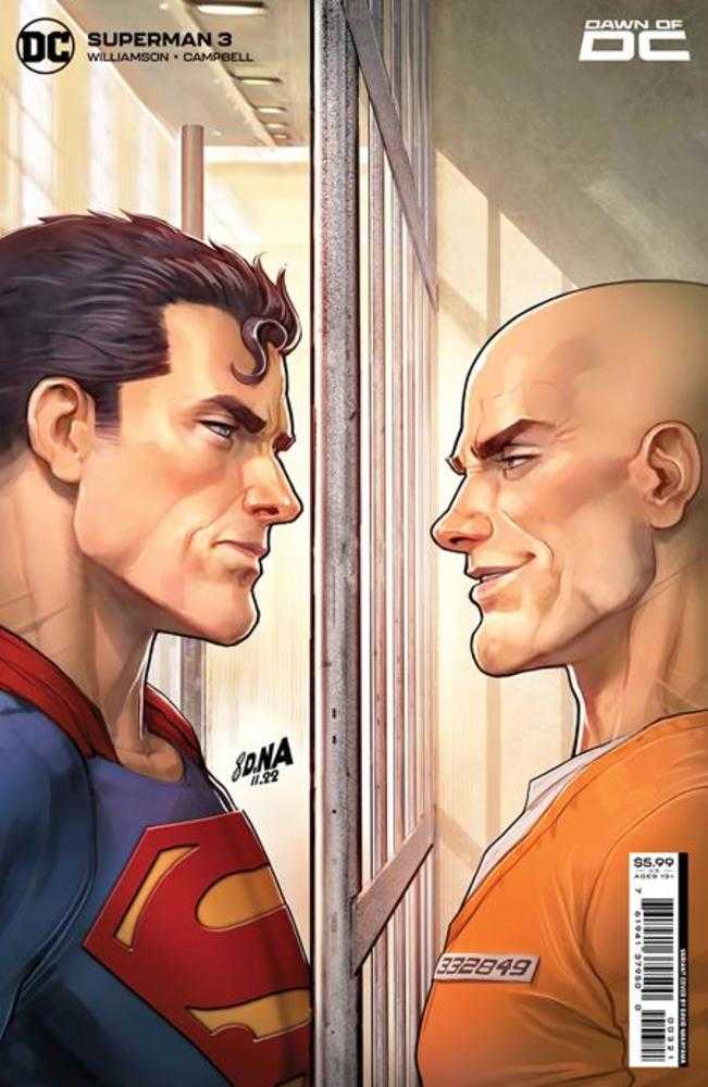 Stock photo of Superman #3B David Nakayama Card Stock Variant comic sold by Stronghold Collectibles