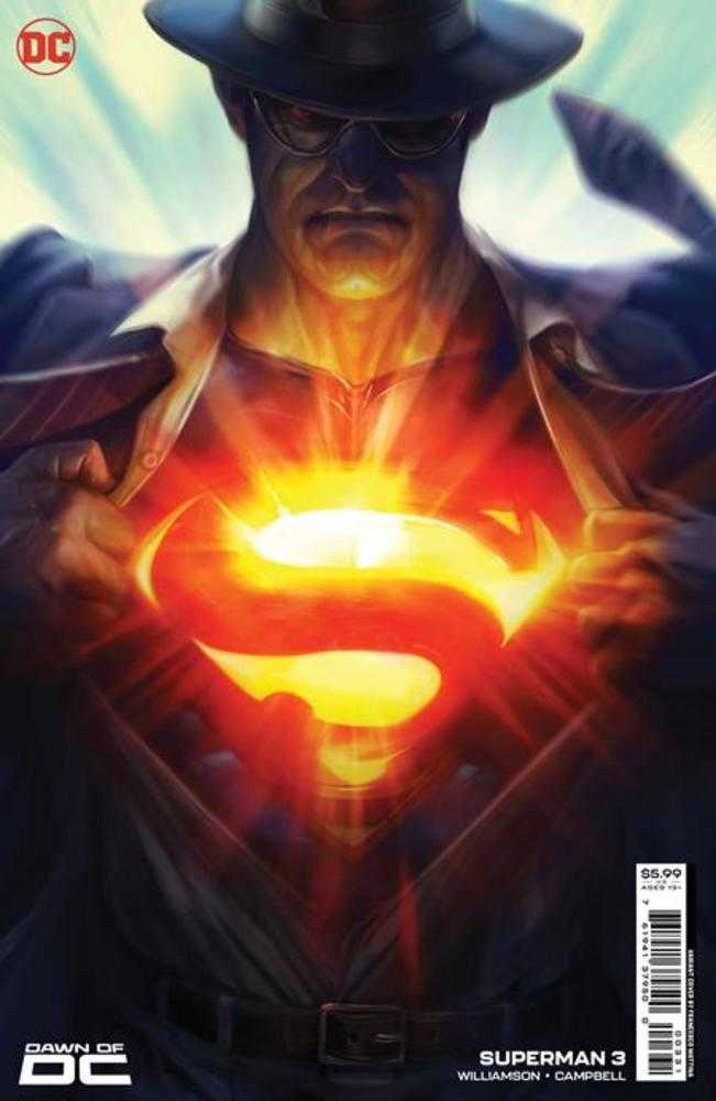 Stock photo of Superman #3C Francesco Mattina Card Stock Variant comic sold by Stronghold Collectibles