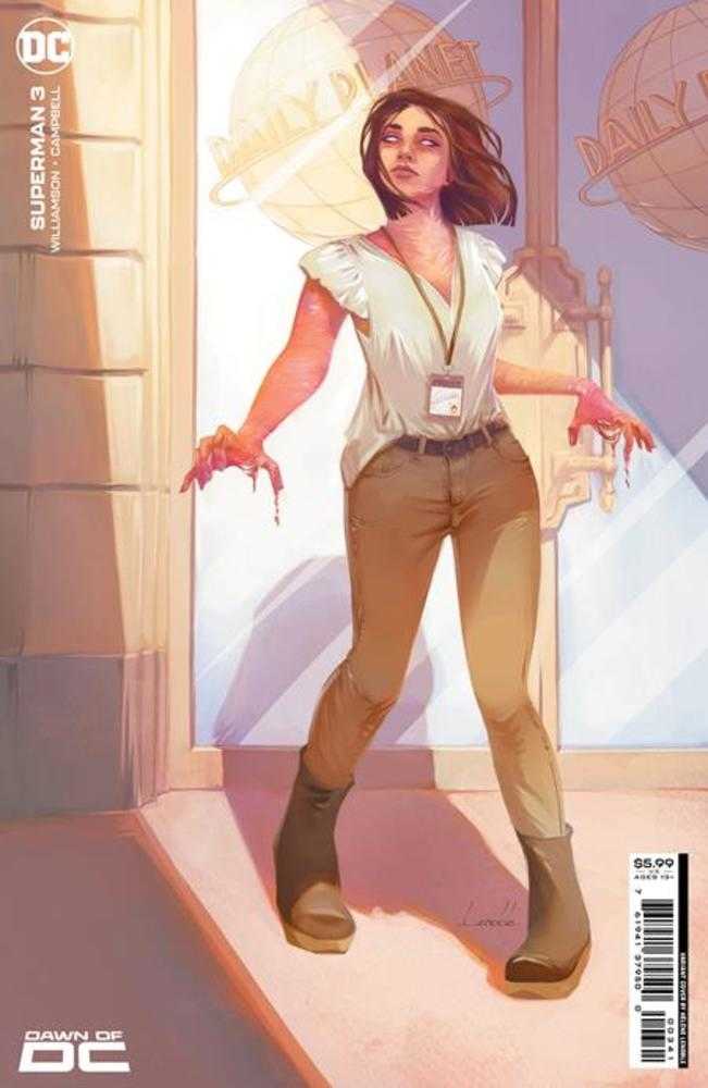 Stock photo of Superman #3D Helene Lenoble Card Stock Variant comic sold by Stronghold Collectibles