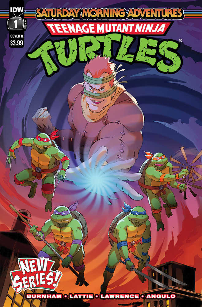 Stock photo of TMNT Saturday Morning Adventures  #1 CVR B Schoening Variant comic sold by Stronghold Collectibles