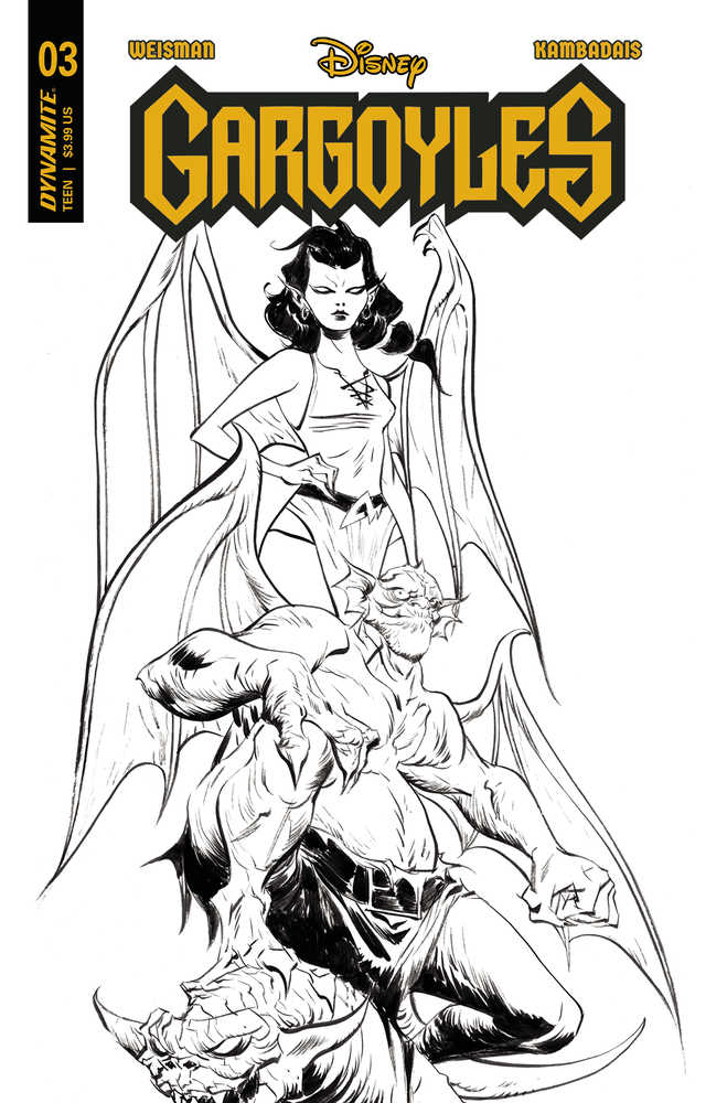 Stock Photo of Gargoyles #3Y 1:10 FOC Lee Line Art comic sold by Stronghold Collectibles