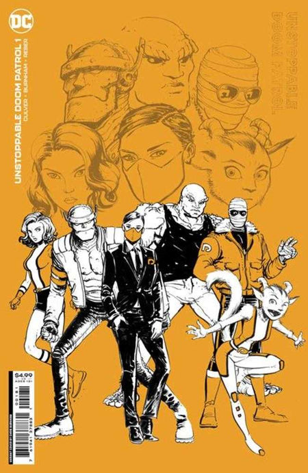 Stock photo of Unstoppable Doom Patrol #1F (Of 6) Chris Burnham Design Card Stock Variant comic sold by Stronghold Collectibles