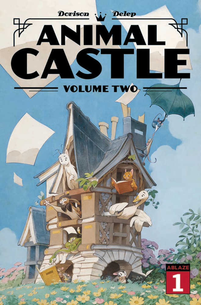 Stock Photo of Animal Castle Volume 2 #1 CVR B Delep Animal Library  comic sold by Stronghold Collectibles