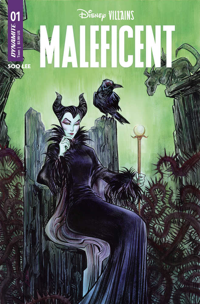 Stock photo of Disney Villains Maleficent #1 CVR B Soo Lee comic sold by Stronghold Collectibles
