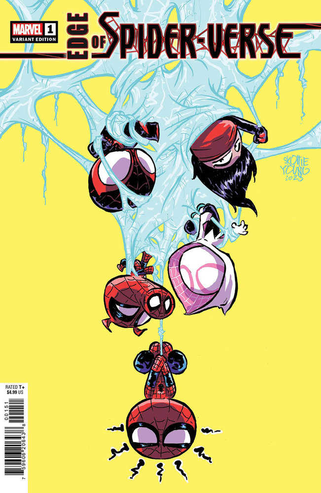 Stock Photo of Edge Of Spider-Verse 1 Skottie Young Variant comics sold by Stronghold Collectibles