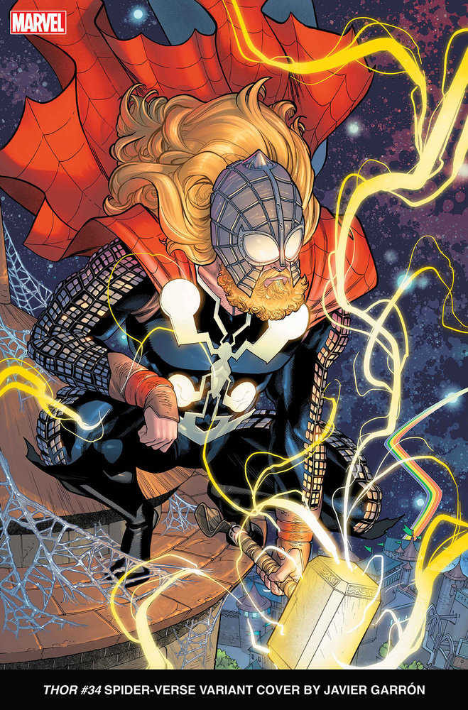 Stock Photo of Thor 34 Javier Garron Spider-Verse Variant comic sold by Stronghold Collectibles