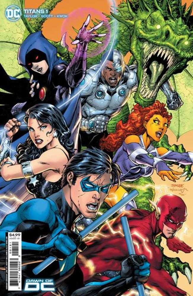 Stock Photo of Titans #1 CVR B Jim Lee Card Stock Variant comic sold by Stronghold Collectibles