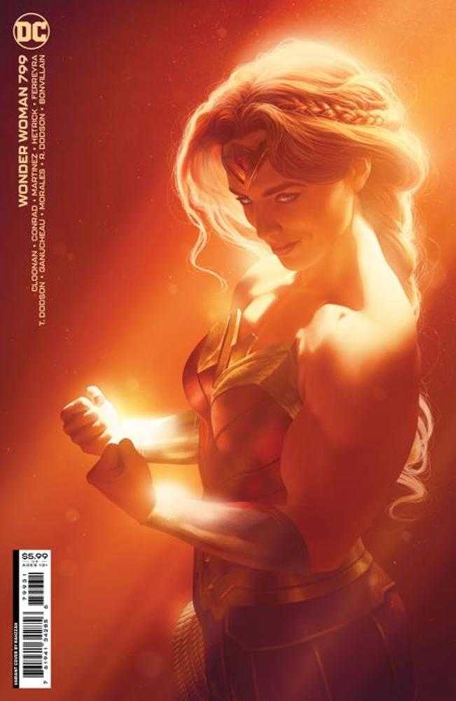 Stock Photo of Wonder Woman #799 CVR B Rahzzah Card Stock Variant comic sold by Stronghold Collectibles