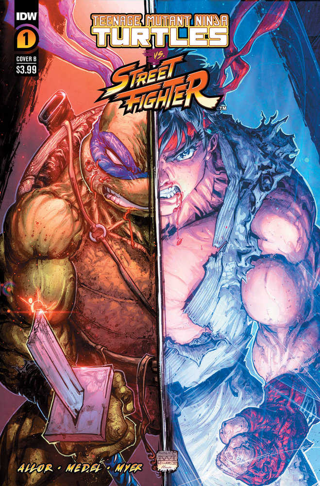 Stock photo of TMNT vs Street Fighter #1 (Of 5) CVR B Williams II comic sold by Stronghold Collectibles