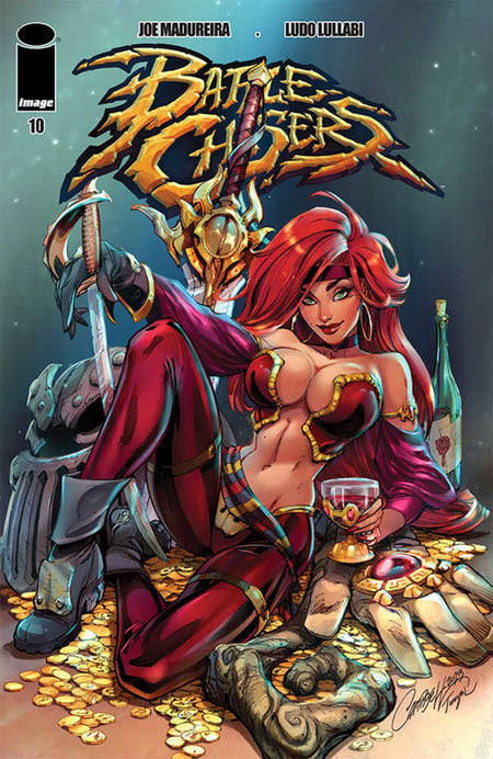 Stock Photo of Battle Chasers #10 CVR C J Scott Campbell  comic sold by Stronghold Collectibles