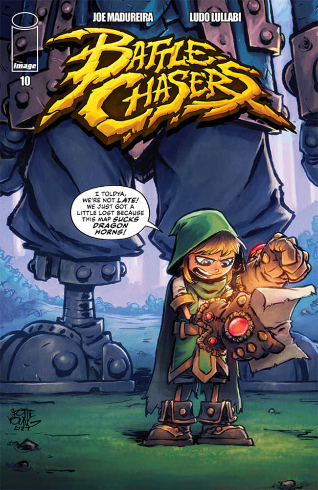 Stock Photo of Battle Chasers #10 CVR F Young  comic sold by Stronghold Collectibles