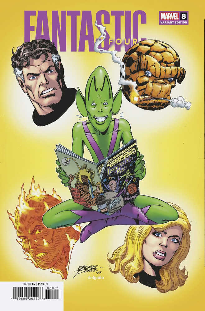 Stock photo of Fantastic Four #8 George Perez Variant comic sold by Stronghold Collectibles