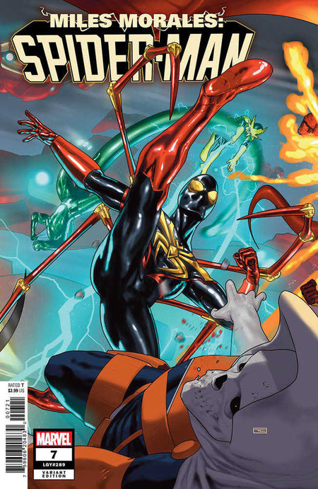Stock Photo Miles Morales: Spider-Man 7 Taurin Clarke Connecting Variant comic sold by Stronghold Collectibles