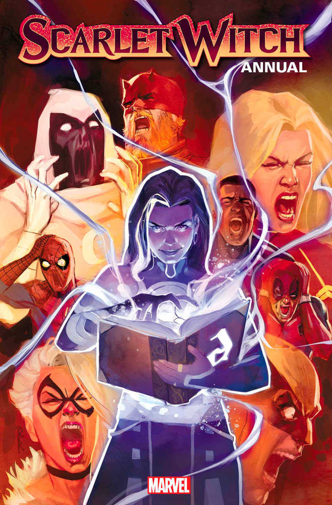 Stock Photo Scarlet Witch Annual 1 Rod Reis Spoiler Variant comic sold by Stronghold Collectibles