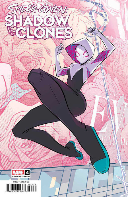 Stock photo of Spider-Gwen: Shadow Clones 4 Annie Wu Variant sold by Stronghold Collectibles