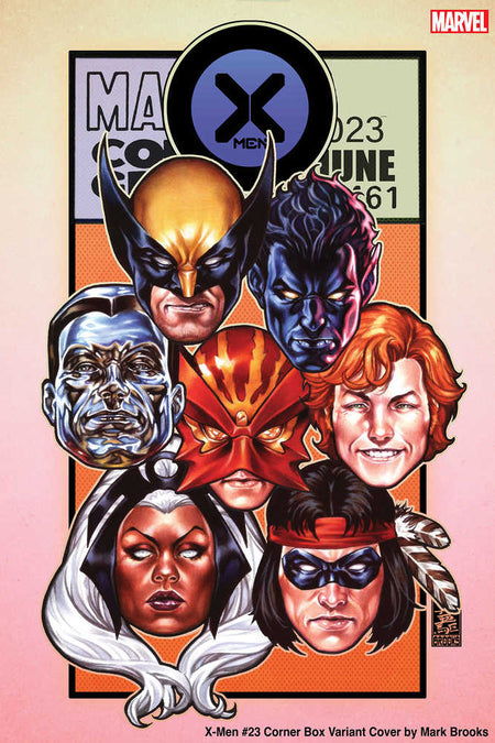 Stock photo of X-Men #23 Mark Brooks Corner Box Variant comic sold by Stronghold Collectibles