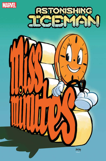 Stock photo of Astonishing Iceman #1 Humberto Ramos Miss Minutes Variant comic sold by Stronghold Collectibles