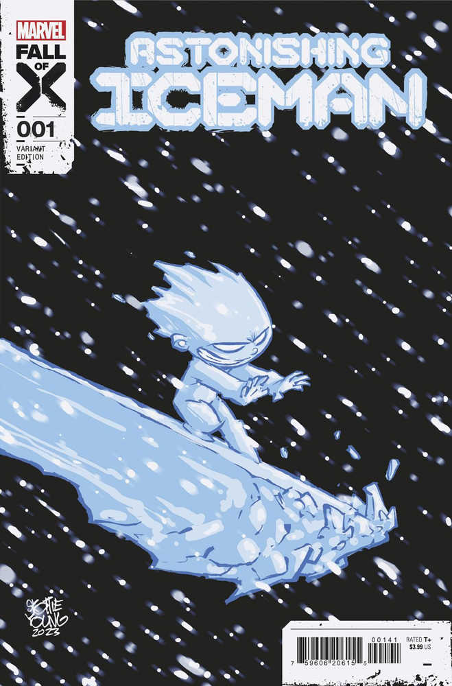 Stock photo of Astonishing Iceman #1 Skottie Young Variant comic sold by Stronghold Collectibles