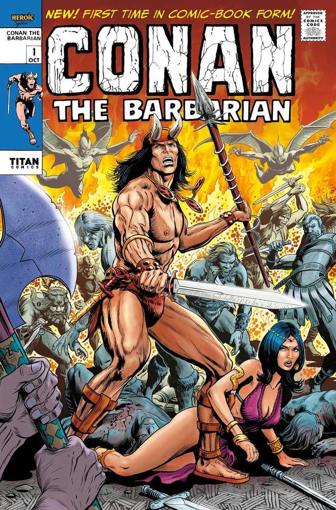 Stock photo of Conan Barbarian #1 CVR D Zircher Retro comic sold by Stronghold Collectibles