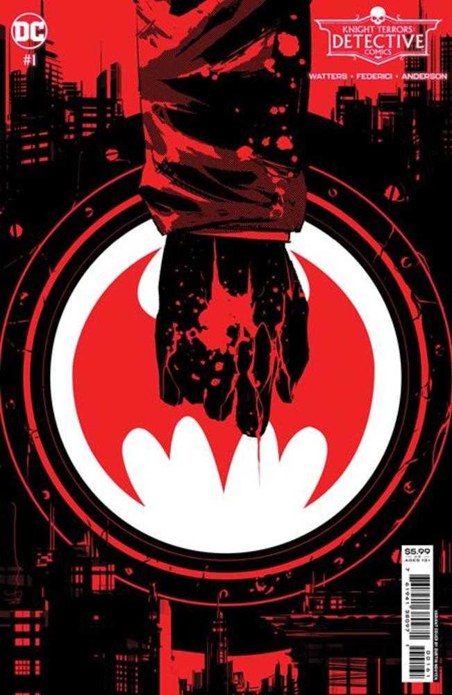 Stock Photo of Knight Terrors Detective Comics #1 (Of 2) CVR D Dustin Nguyen Midnight Card Stock Variant comic sold by Stronghold Collectibles
