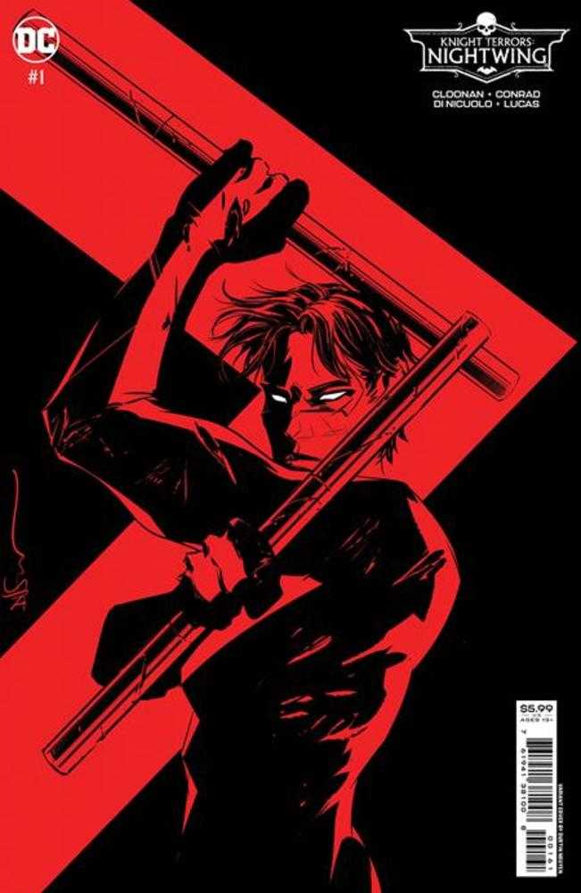 Stock Photo of Knight Terrors Nightwing #1 (Of 2) CVR D Dustin Nguyen Midnight Card Stock Variant comic sold by Stronghold Collectibles