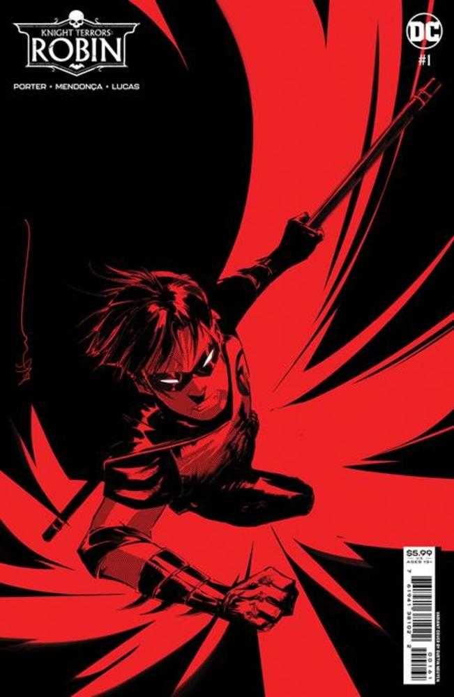 Stock Photo of Knight Terrors Robin #1 (Of 2) CVR D Dustin Nguyen Midnight Card Stock Variant comic sold by Stronghold Collectibles