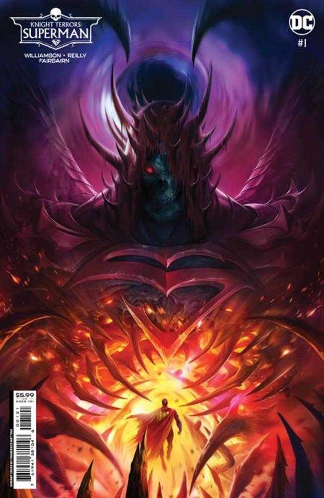 Stock Photo of Knight Terrors Superman #1 (Of 2) CVR B Francesco Mattina Card Stock Variant comic sold by Stronghold Collectibles