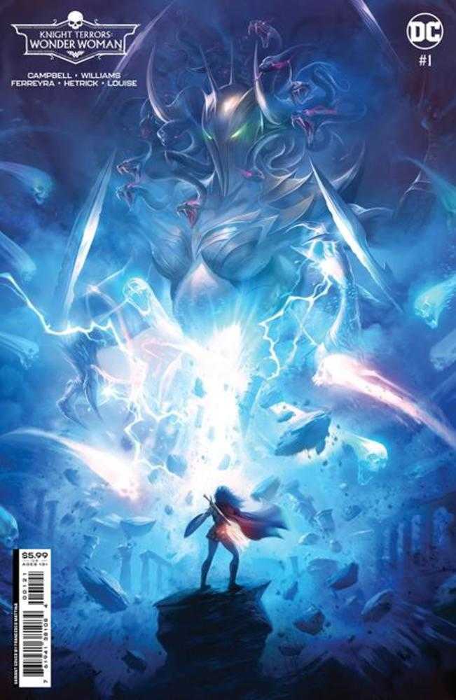 Stock Photo of Knight Terrors Wonder Woman #1 (Of 2) CVR B Francesco Mattina Card Stock Variant comic sold by Stronghold Collectibles