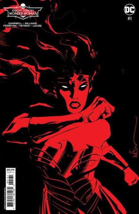Stock Photo of Knight Terrors Wonder Woman #1 (Of 2) CVR D Dustin Nguyen Midnight Card Stock Variant comic sold by Stronghold Collectibles