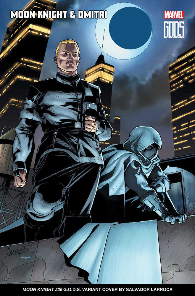 Stock photo of Moon Knight #26 Salvador Larroca Gods Variant comic sold by Stronghold Collectibles