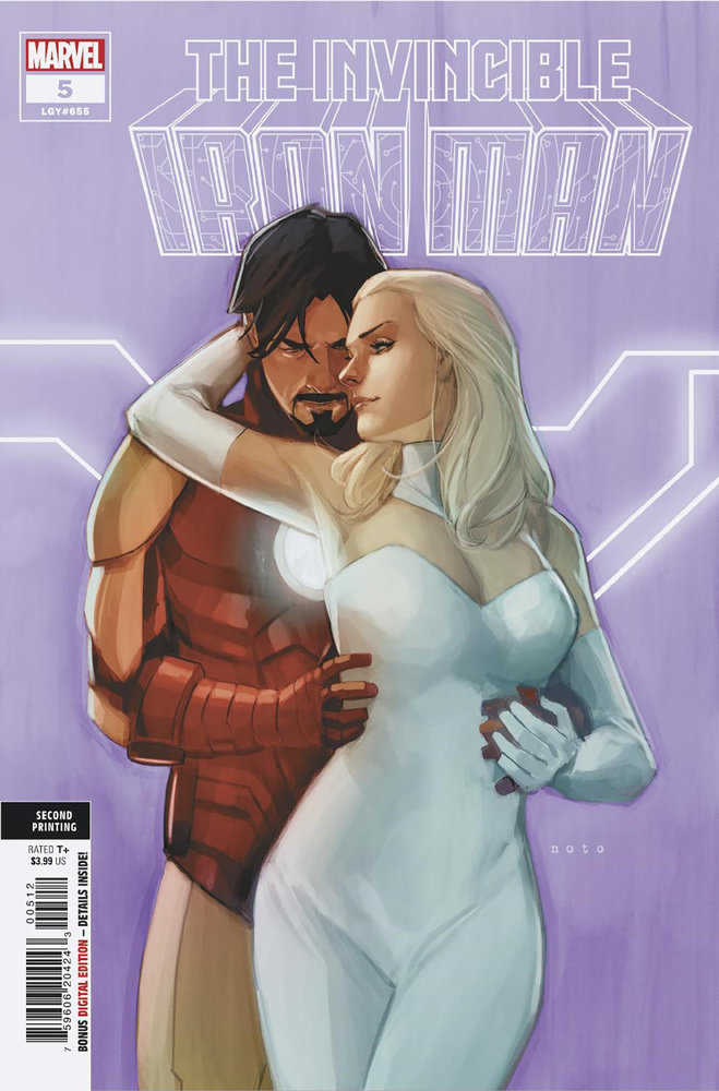 Stock photo of Invincible Iron Man 5 Phil Noto 2nd Print Variant sold by Stronghold Collectibles
