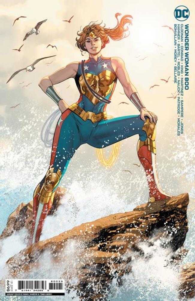Stock Photo Wonder Woman #800 CVR K Daniel Sampere Trinity Card Stock Variant comic sold by Stronghold Collectibles