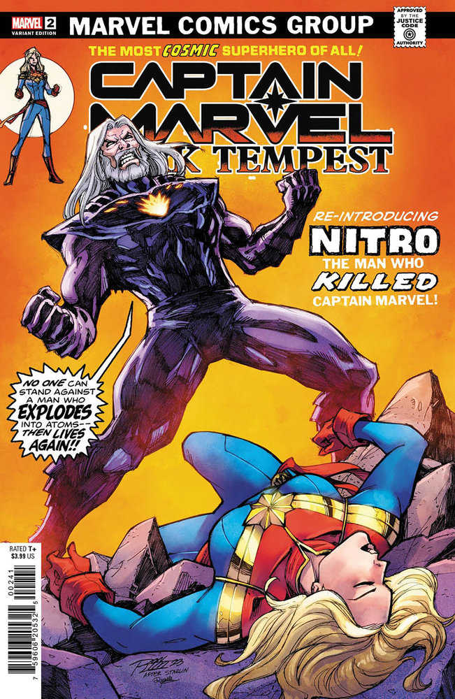 Stock photo of Captain Marvel Dark Tempest 2 Ron Lim Variant comic sold by Stronghold Collectibles