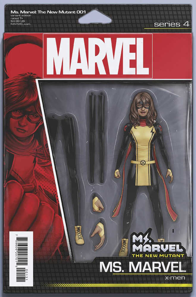 Stock photo of Ms. Marvel The New Mutant 1 John Tyler Christopher Action Figure Variant comic sold by Stronghold Collectibles