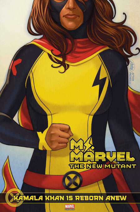 Stock photo of Ms. Marvel The New Mutant 1 Betsy Cola Homage Variant comic sold by Stronghold Collectibles