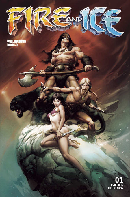 Stock photo of Fire And Ice #1 CVR B Manco comic sold by Stronghold Collectibles