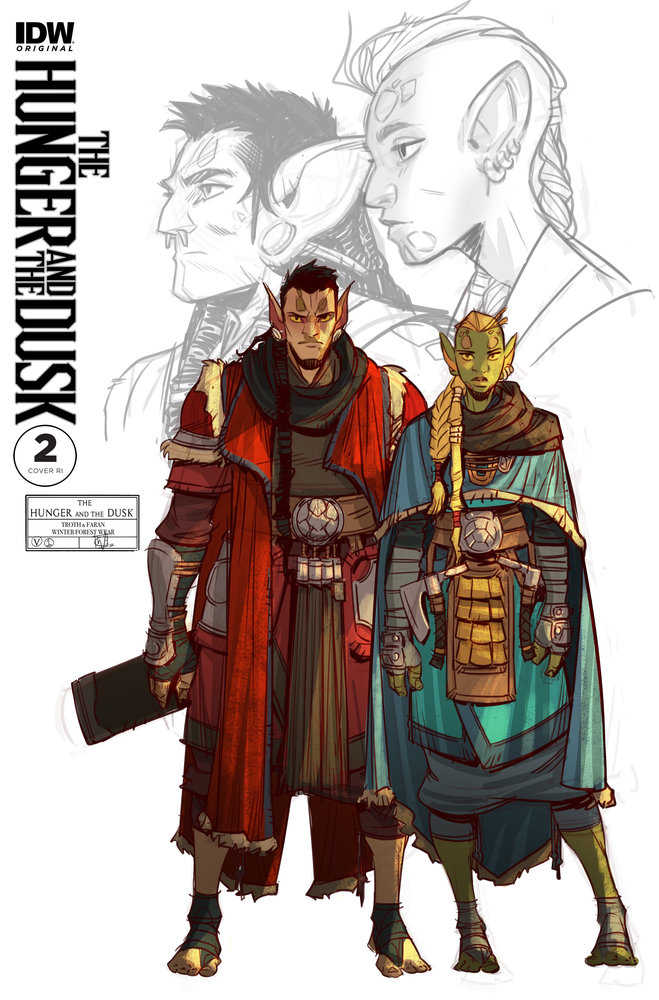 Stock photo of Hunger And The Dusk #2 RI CVR 1:10 Wildgoose Character Sketch comic sold by Stronghold Collectibles