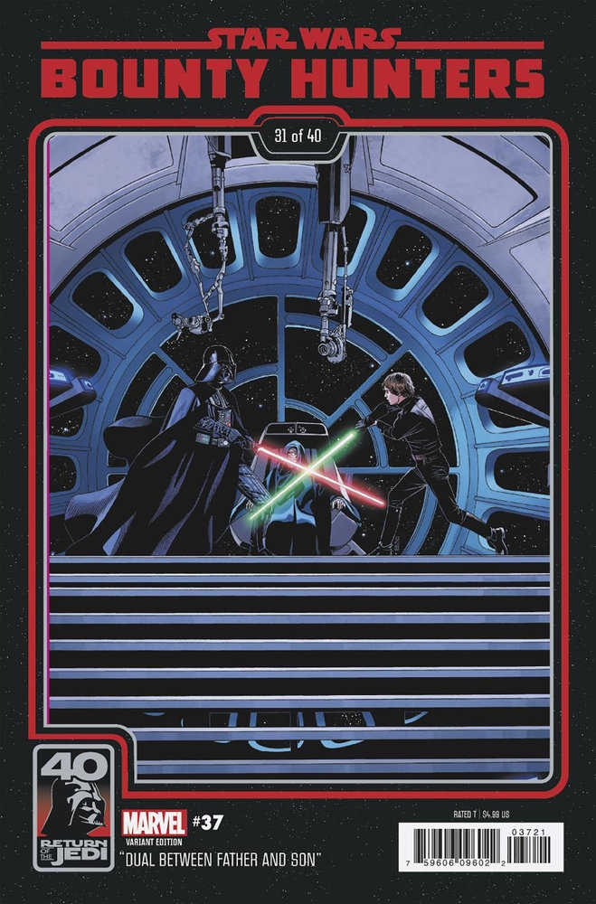Stock photo of Star Wars Bounty Hunters 37 Chris Sprouse Return Of The Jedi 40th Anniversary Variant [Dd] comic sold by Stronghold Collectibles