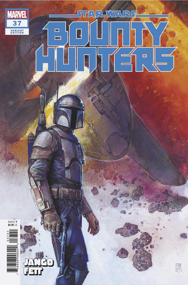 Stock photo of Star Wars Bounty Hunters 37 Alex Maleev Jango Fett Variant [Dd] comic sold by Stronghold Collectibles