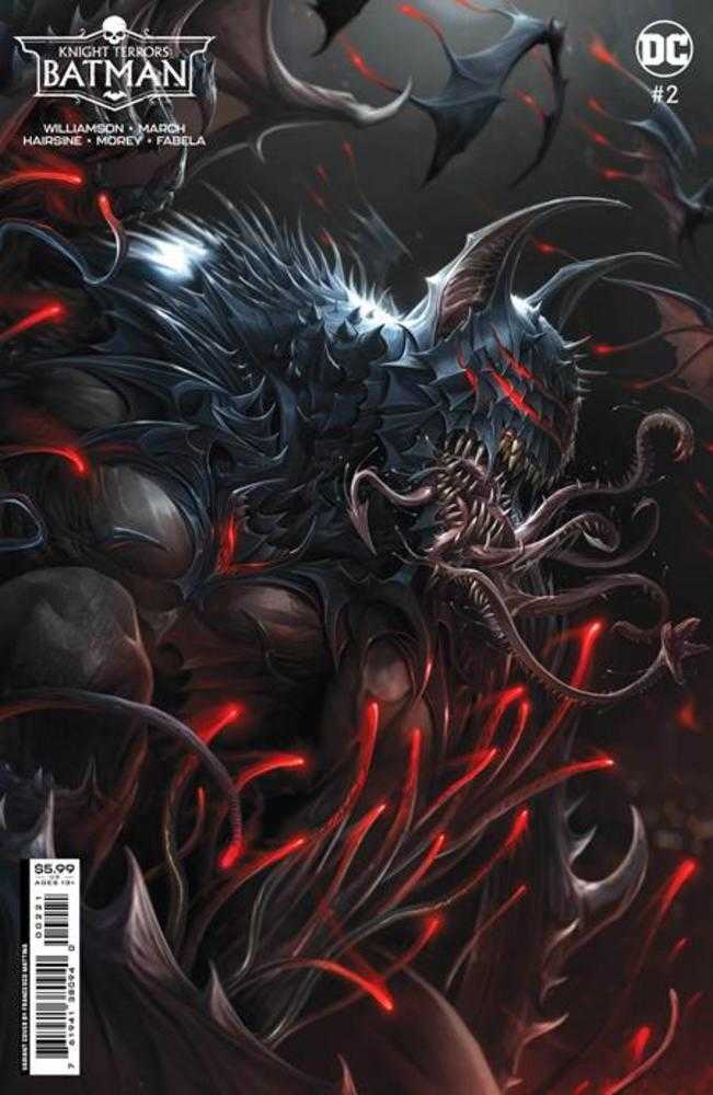 Stock photo of Knight Terrors Batman #2 (Of 2) CVR B Francesco Mattina Card Stock Variant comic sold by Stronghold Collectibles