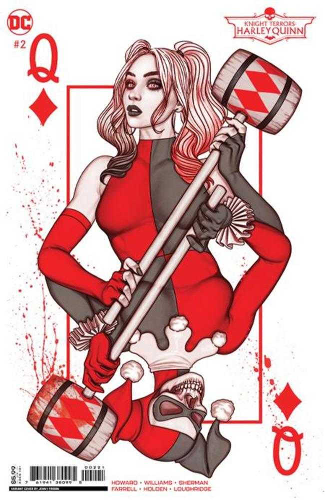 Stock Photo of Knight Terrors Harley Quinn #2 (Of 2) CVR B Jenny Frison Card Stock Variant comic sold by Stronghold Collectibles