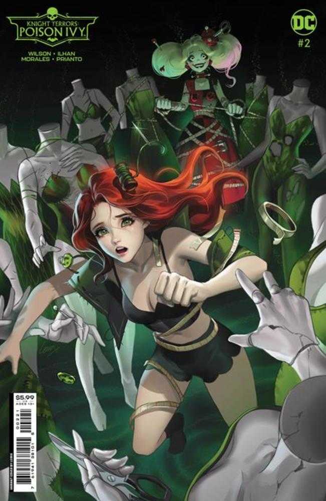 Stock photo of Knight Terrors Poison Ivy #2 (Of 2) CVR B Lesley Leirix Li Card Stock Variant comic sold by Stronghold Collectibles