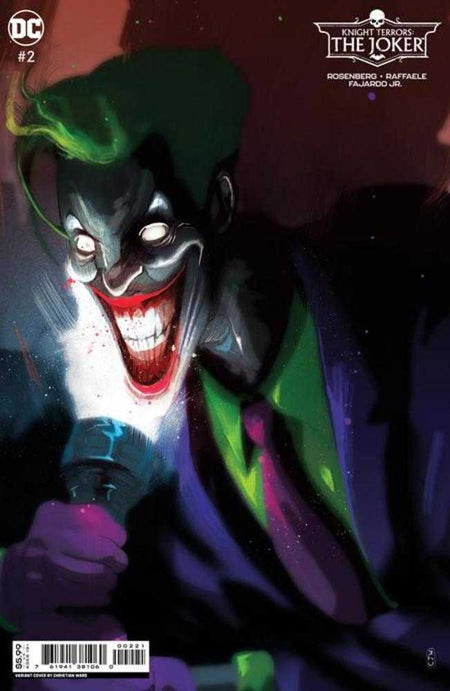 Stock photo of Knight Terrors Joker #2 (Of 2) CVR B Christian Ward Card Stock Variant comic sold by Stronghold Collectibles
