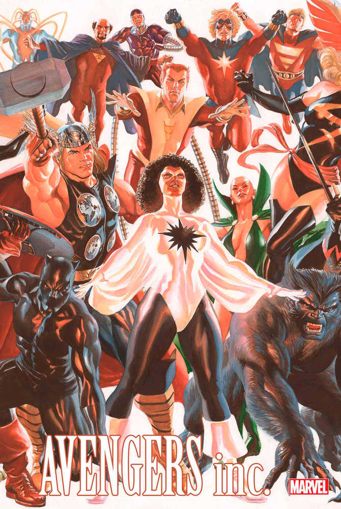 Stock photo of Avengers Inc. 1 Alex Ross Connecting Avengers Variant Part C Comics sold by Stronghold Collectibles