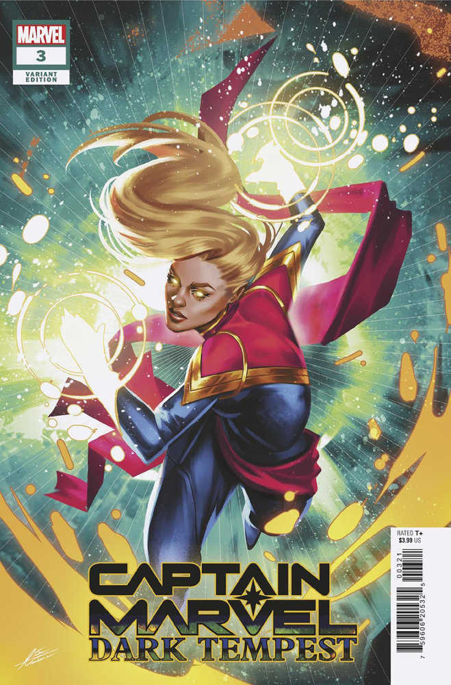 Stock photo of Captain Marvel: Dark Tempest 3 Mateus Manhanini Variant Comics sold by Stronghold Collectibles