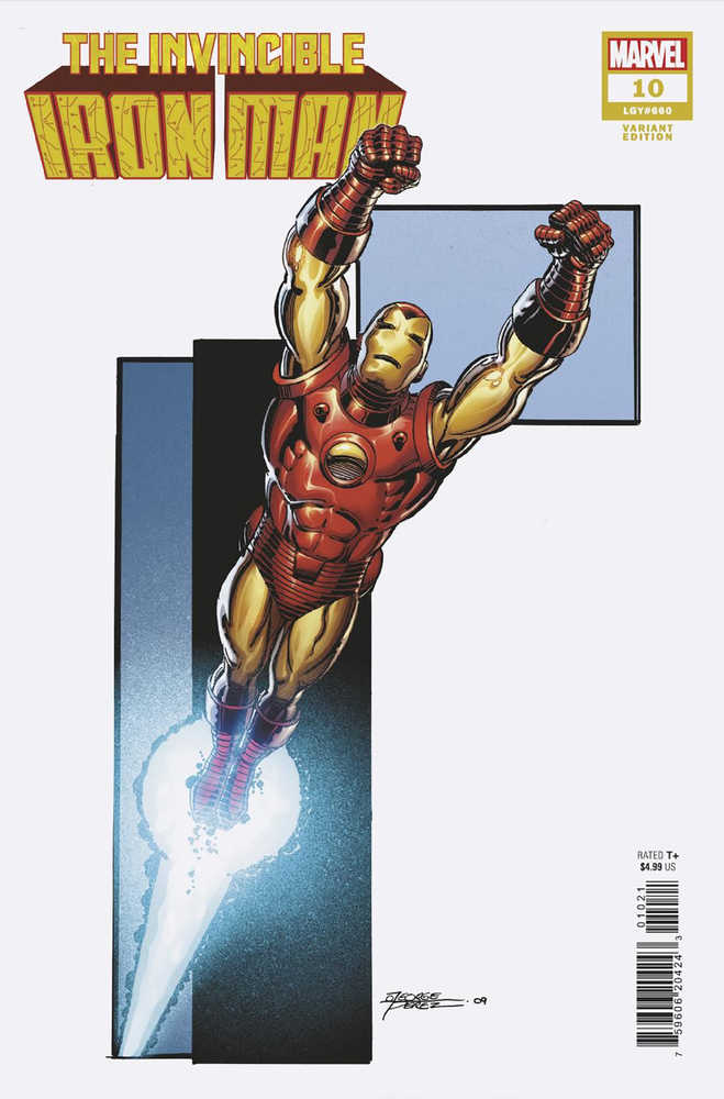 Stock Photo of Invincible Iron Man #10 George Perez Variant Comics sold by Stronghold Collectibles